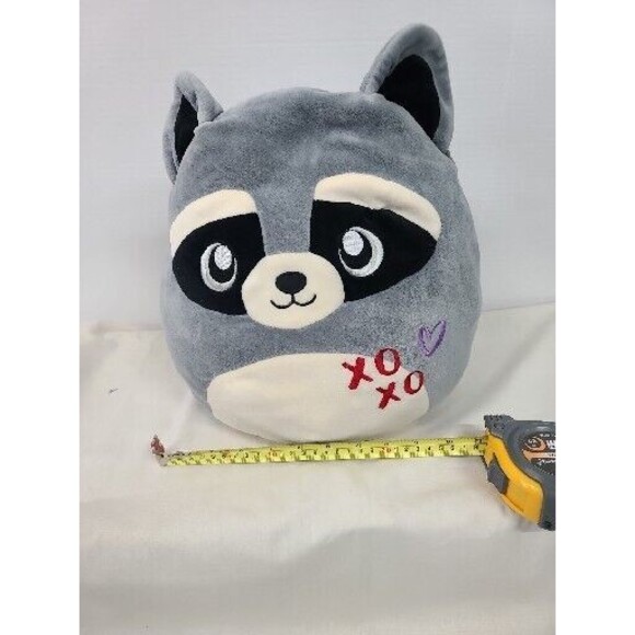 Large Squishmallows 12" Randy the Raccoon Plush XOXO Heart Valentine's - Picture 1 of 4